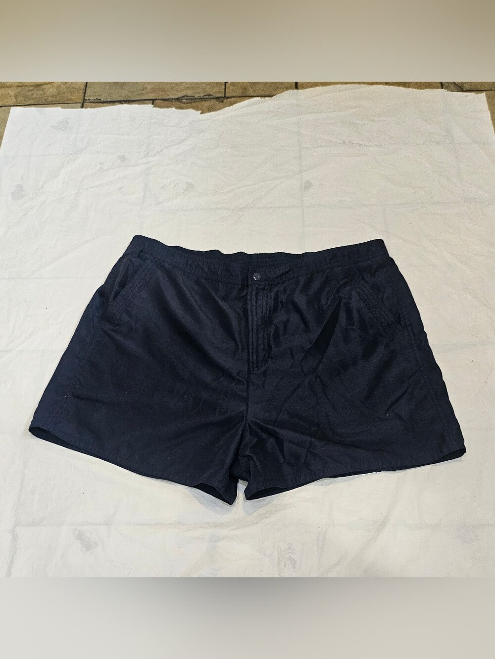 Croft & Barrow Navy Blue Dress Shorts Women's Plus 20W